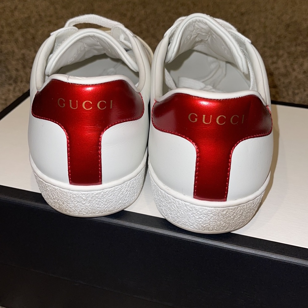 Authentic Gucci Ace Stripe Sneakers - Picture 4 of 7